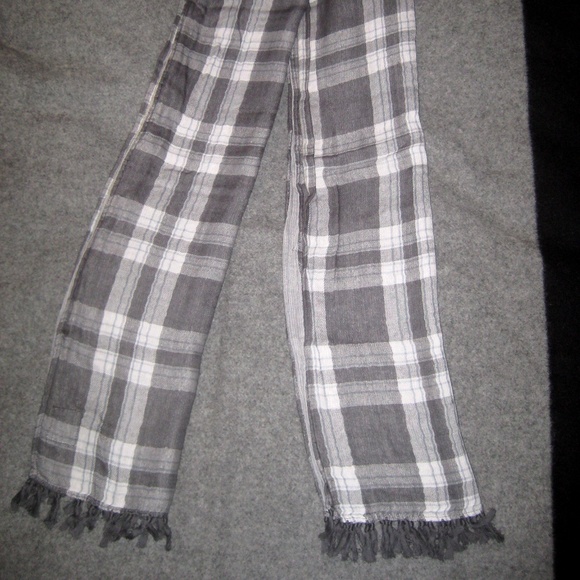 All Saints Other - AllSaints Black Check Scarf All Saints